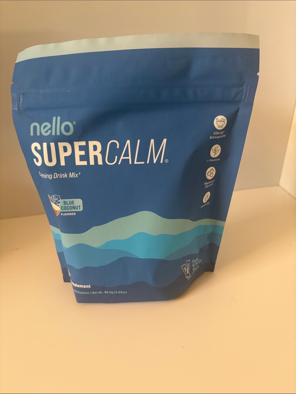 SUPERCalm Calming Drink Mix - Blue (Blue Coconut)
